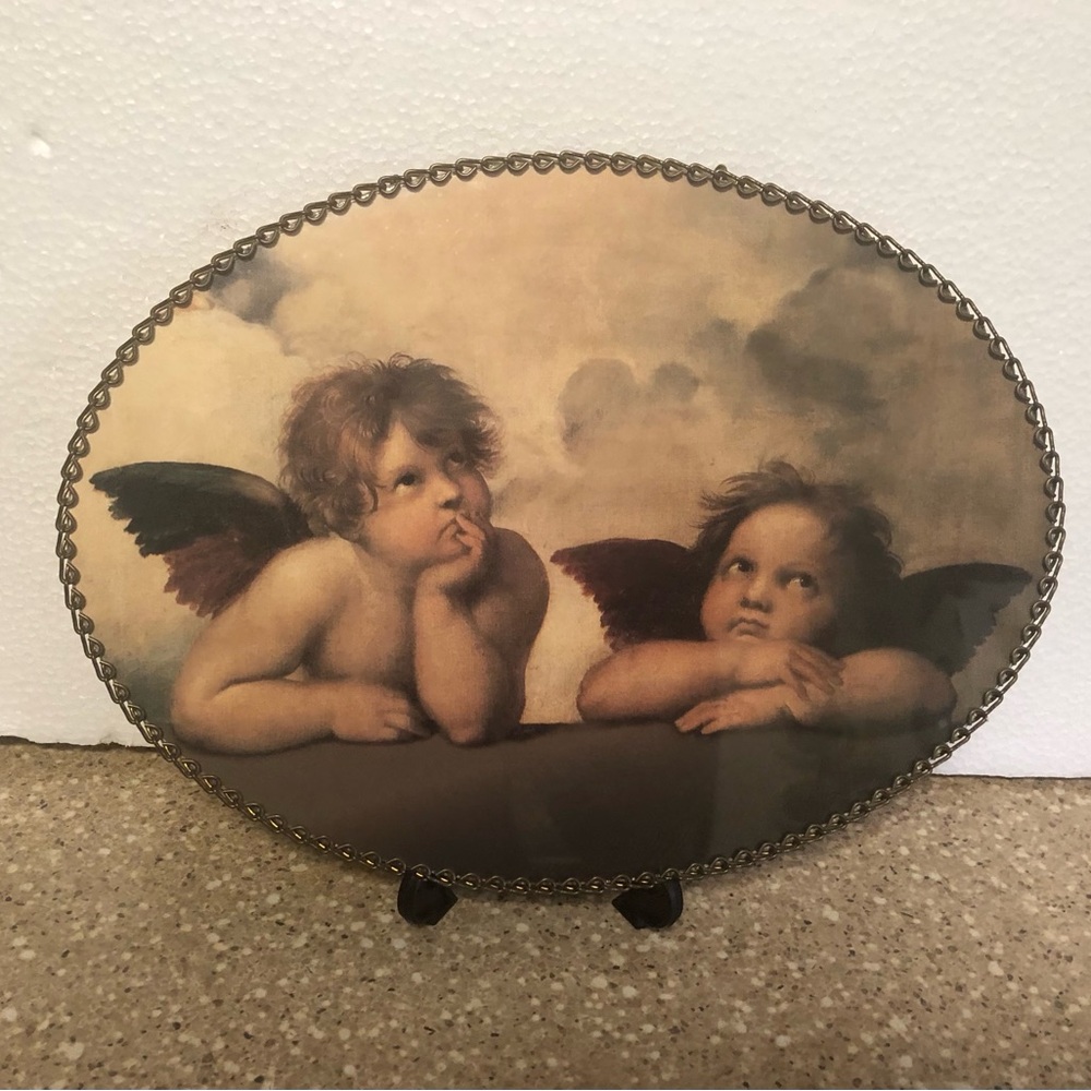 Gallery Graphics Inc. Angel Flue Cover Raphael Cherubs Wall Art.